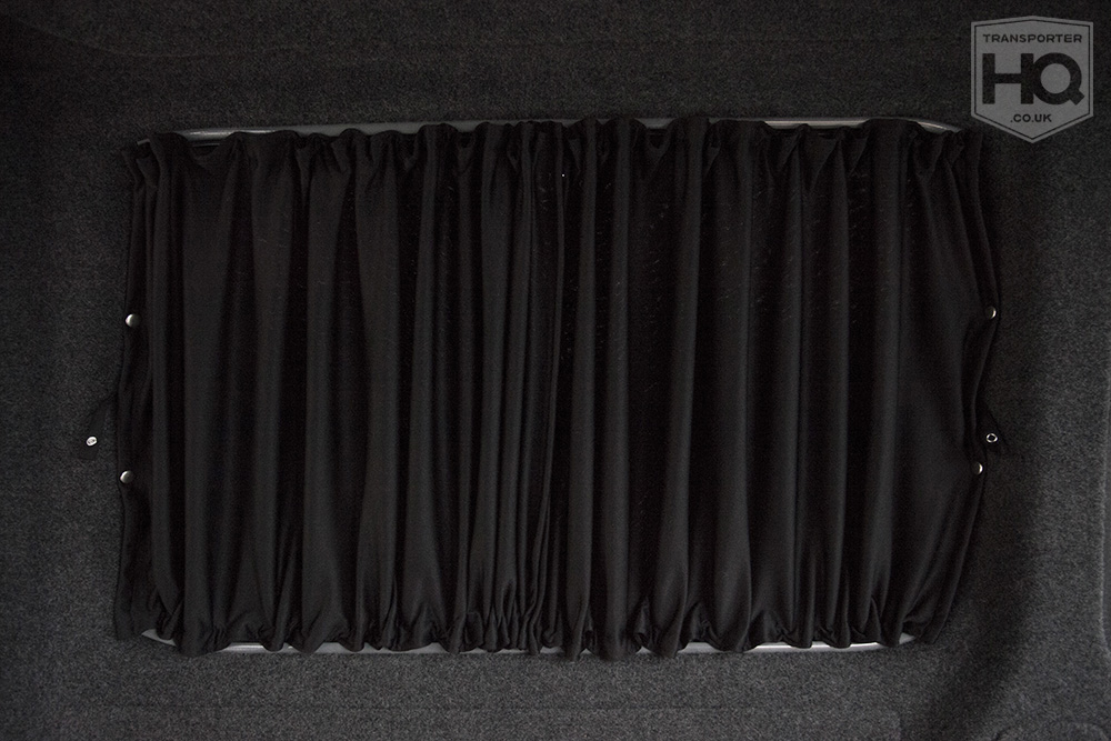 VW T5/T6 - Curtains - Passenger Side - SWB - Black - Standard and Premium Blackout