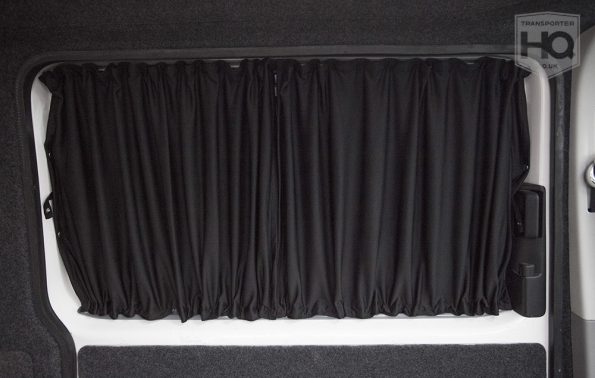 Ford Transit Custom - Curtains - Passenger Side - Black